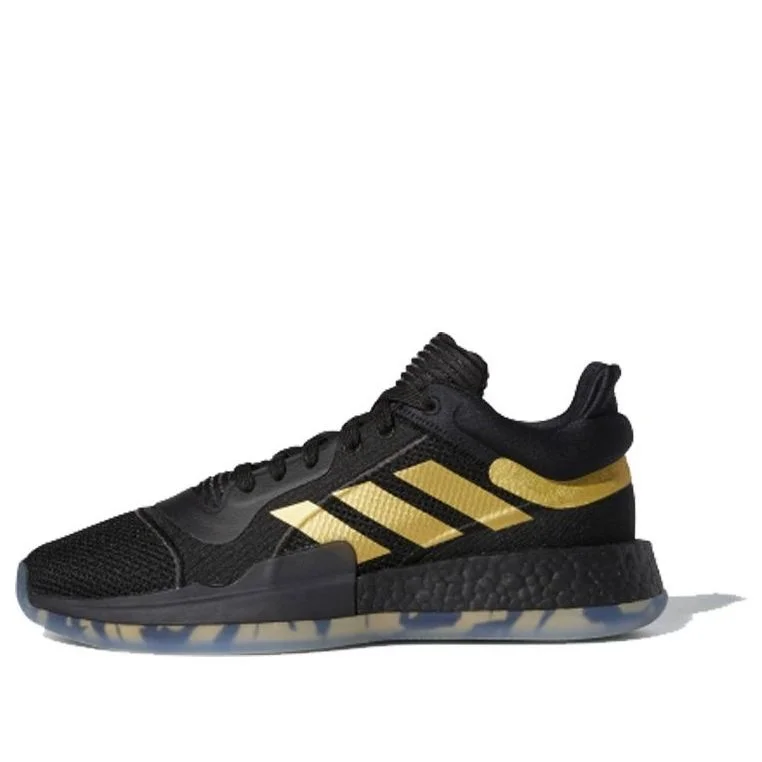 adidas marquee 부스트 낮은 '블랙 메탈릭 골드' EE8572 - 1