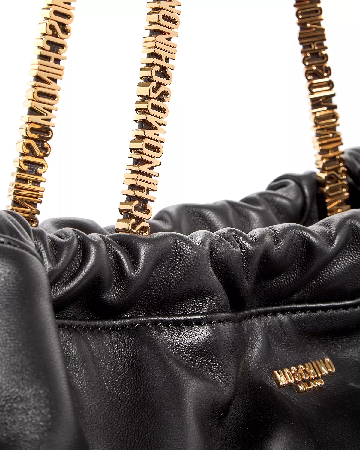 Logo Leather Tote - 5