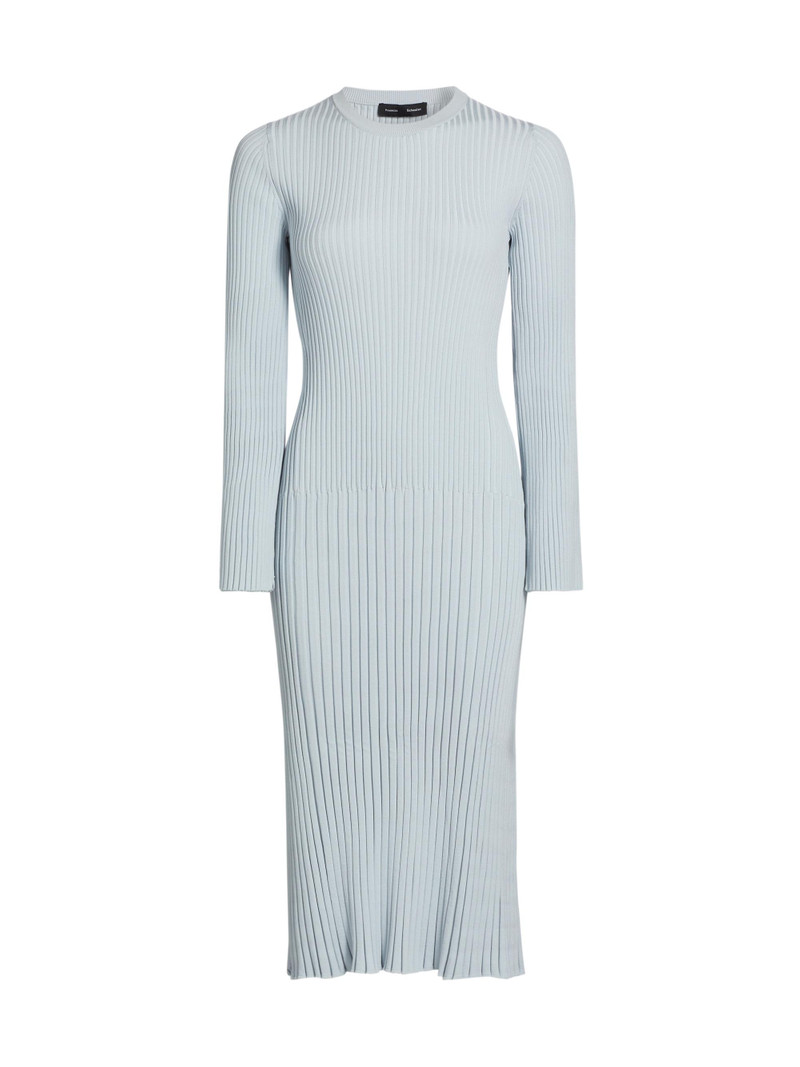 Women's Kenna Rib-Knit Midi-Dress - Pale Blue 1