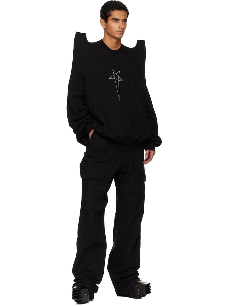 Rick Owens DRKSHDW Black Concordians Tecsweat Sweatshirt outlook
