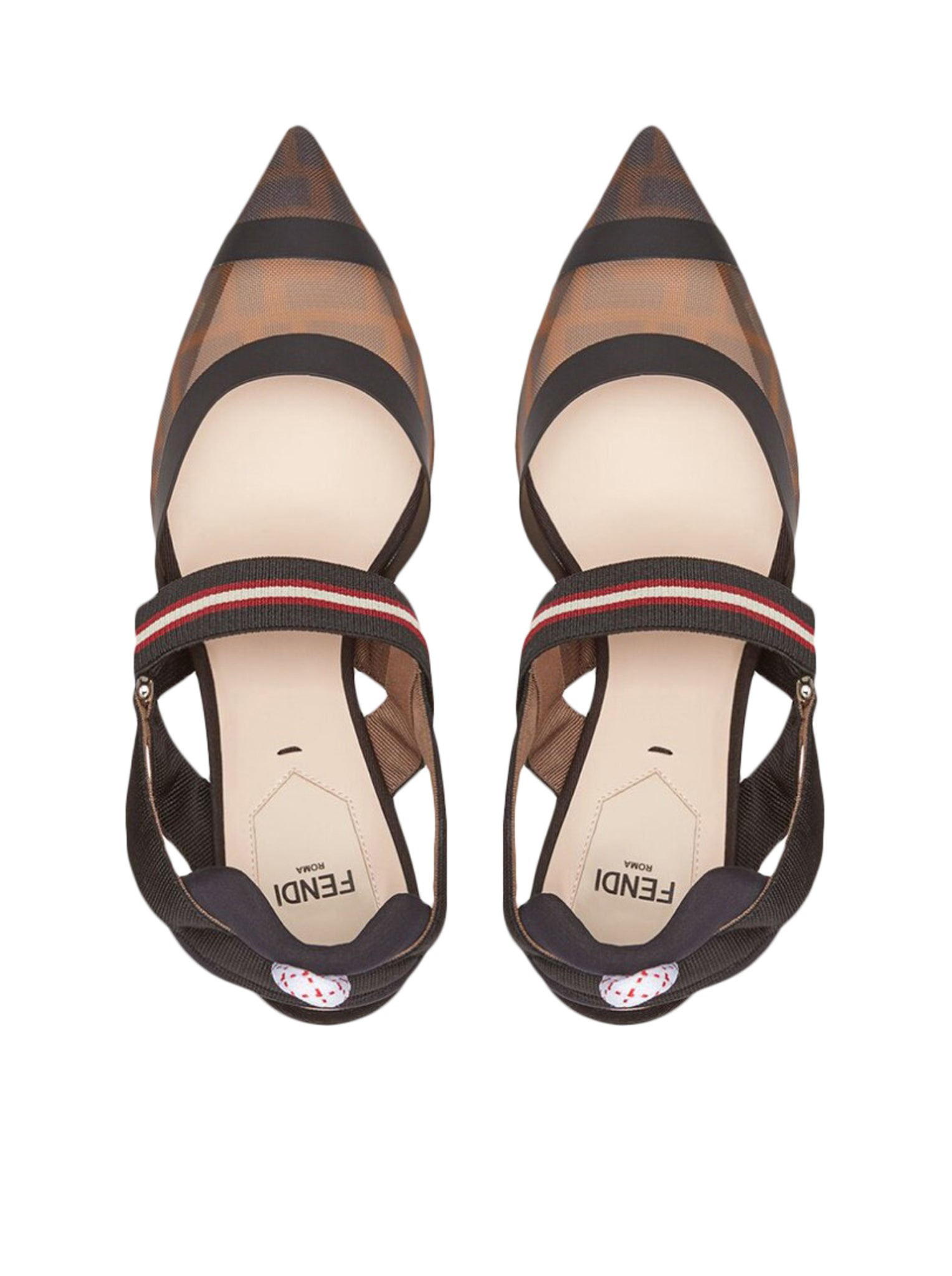 COLIBRÌ FF MOTIF SLINGBACK PUMPS - 5