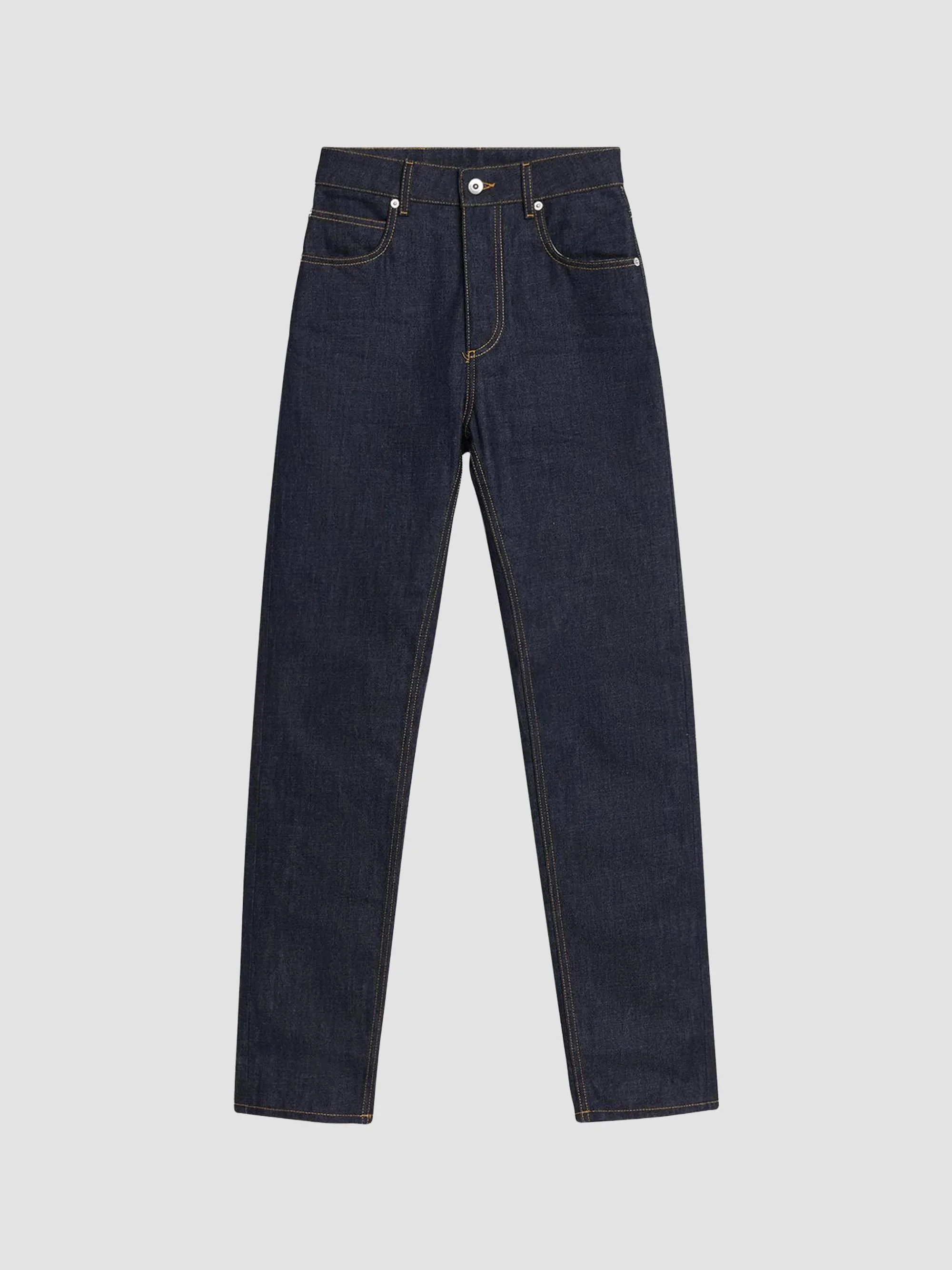 Women's Mid-Rise Straight-Leg Jeans - Indigo - 1