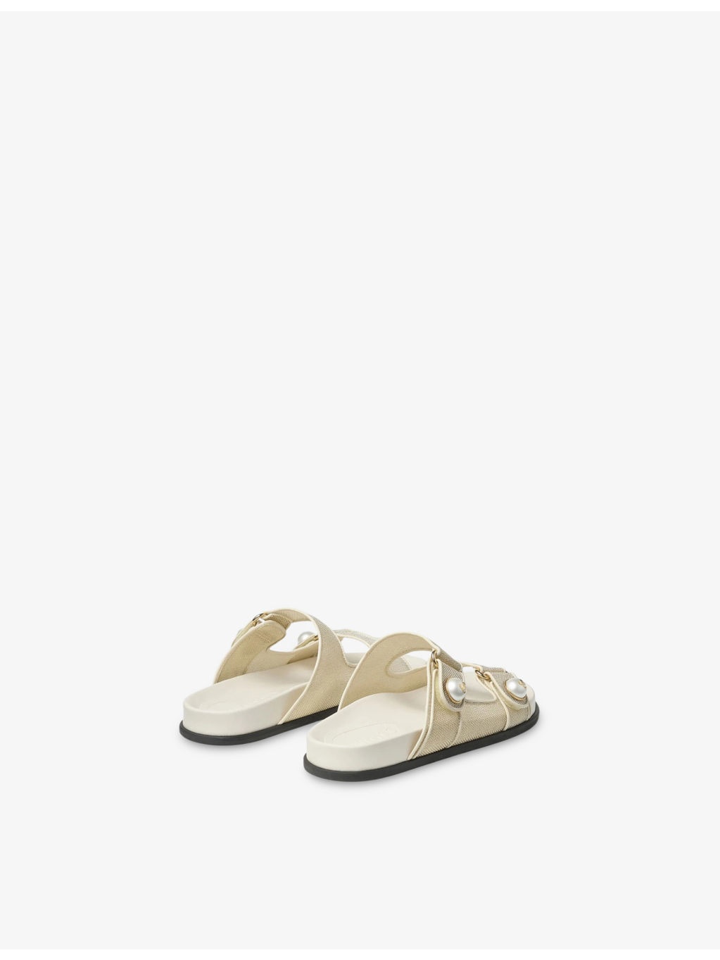 Fayence Mesh Flat Sandals - 4