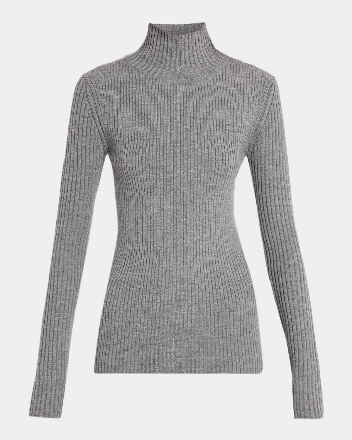 Rib-Knit Wool-Blend Sweater - 1