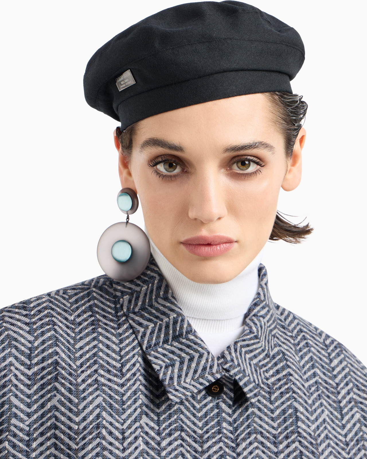 Mohair and silk beret - 3