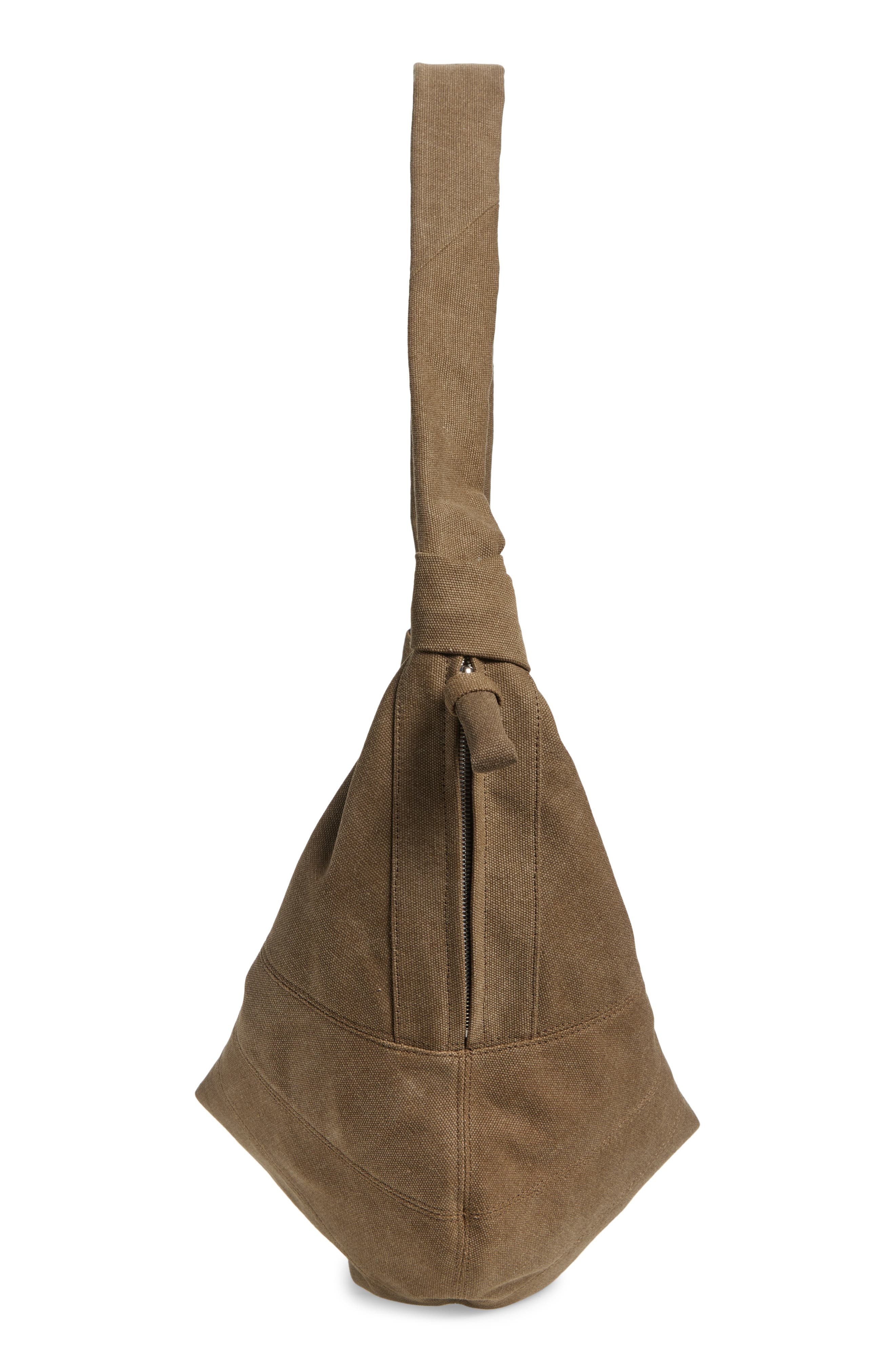 Lemaire X-Large Croissant Canvas Shoulder Bag in Brown at Nordstrom - 5