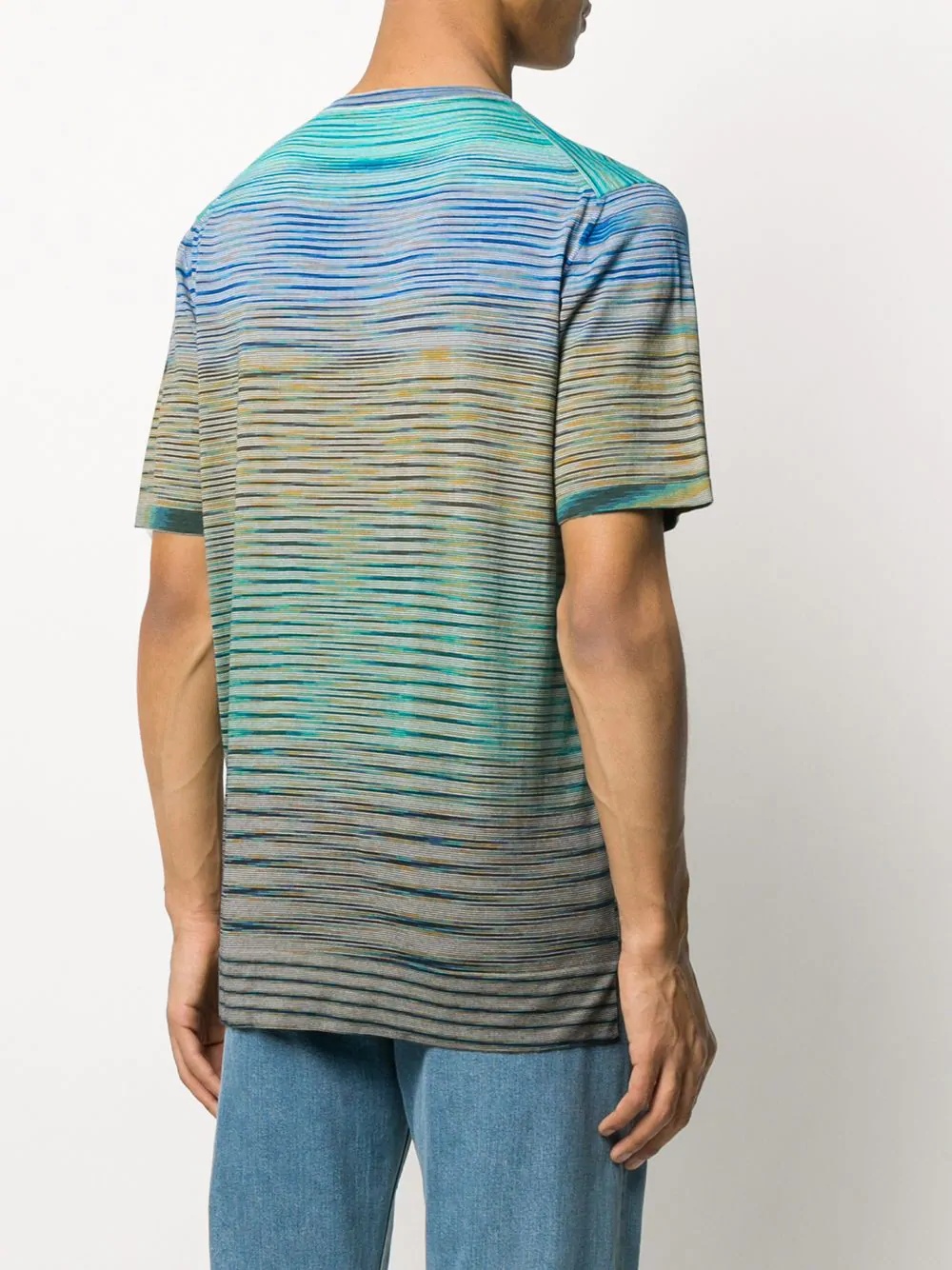 abstract print T-shirt - 4