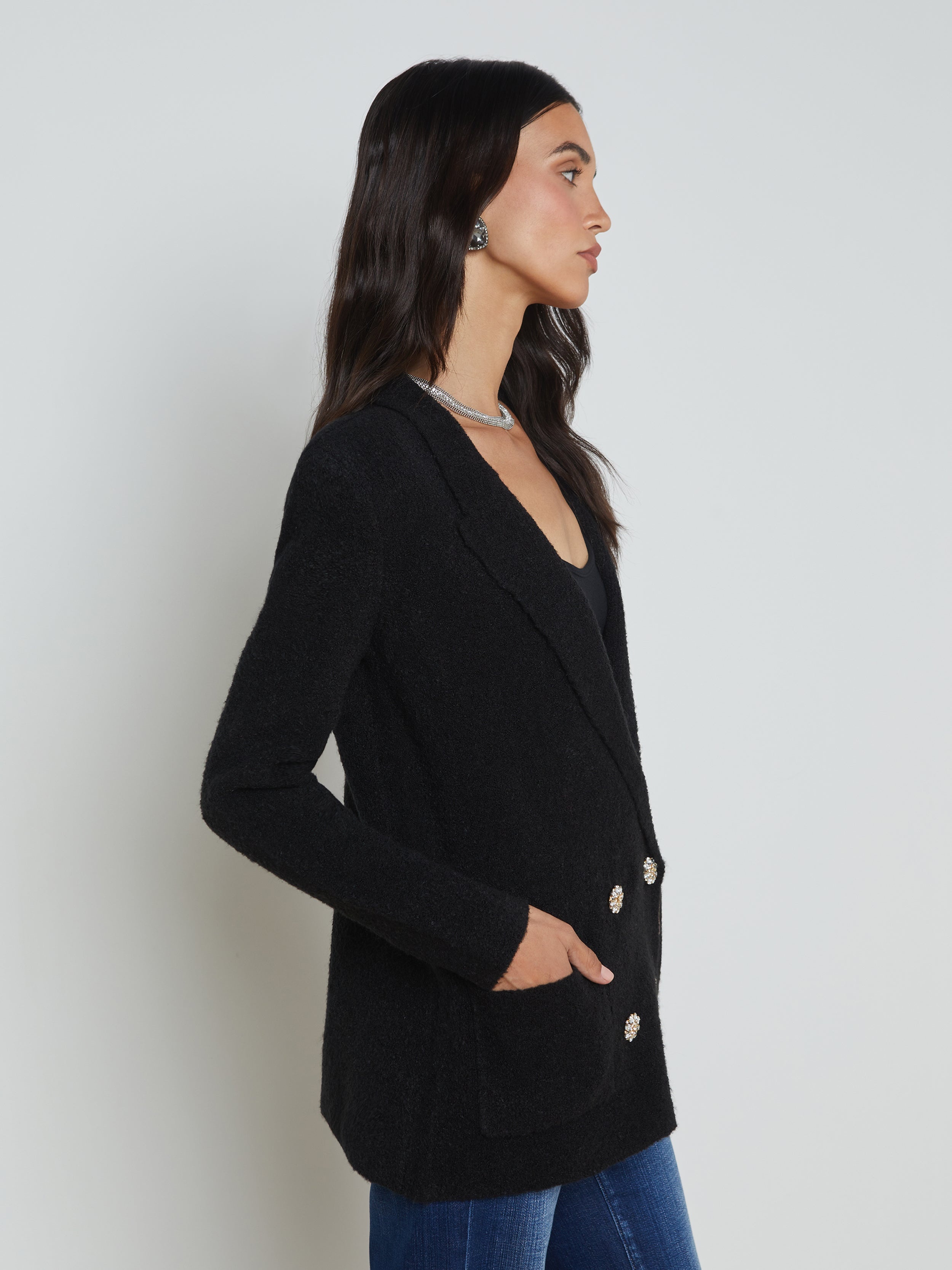 Eileen Knit Boyfriend Blazer - 5