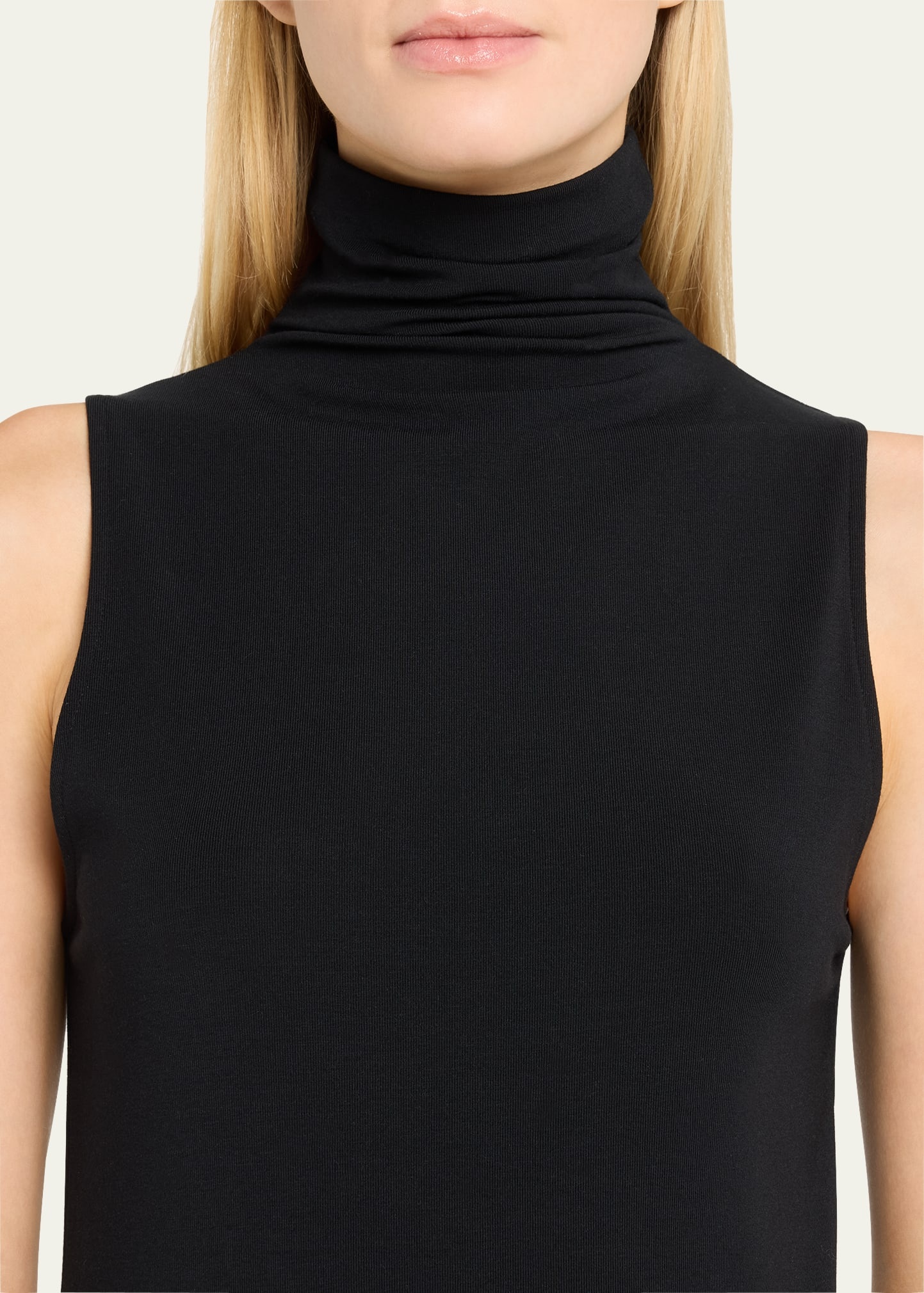 Sleeveless Turtleneck Top - 5