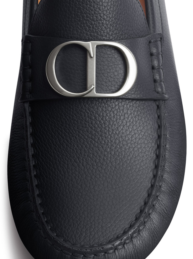 ROADIE LOAFERS IN BLUE GRAINED CALFSKIN 4