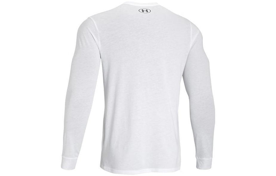 Under Armour Sportstyle Left Chest Long Sleeve T-shirt 'White' 1329585-100 - 2