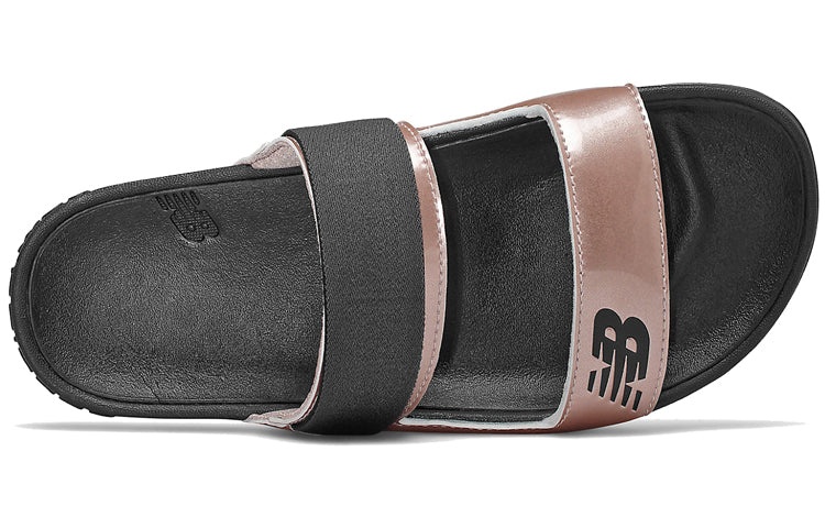 (WMNS) New Balance 202 Series Flip Flop 'Gold Black' SWF202CB - 3