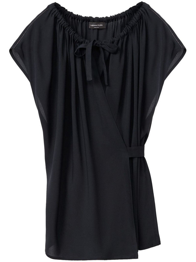 wrap design blouse 1