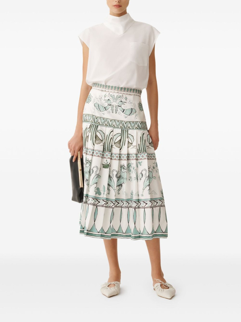 FABIANA FILIPPI printed midi skirt outlook