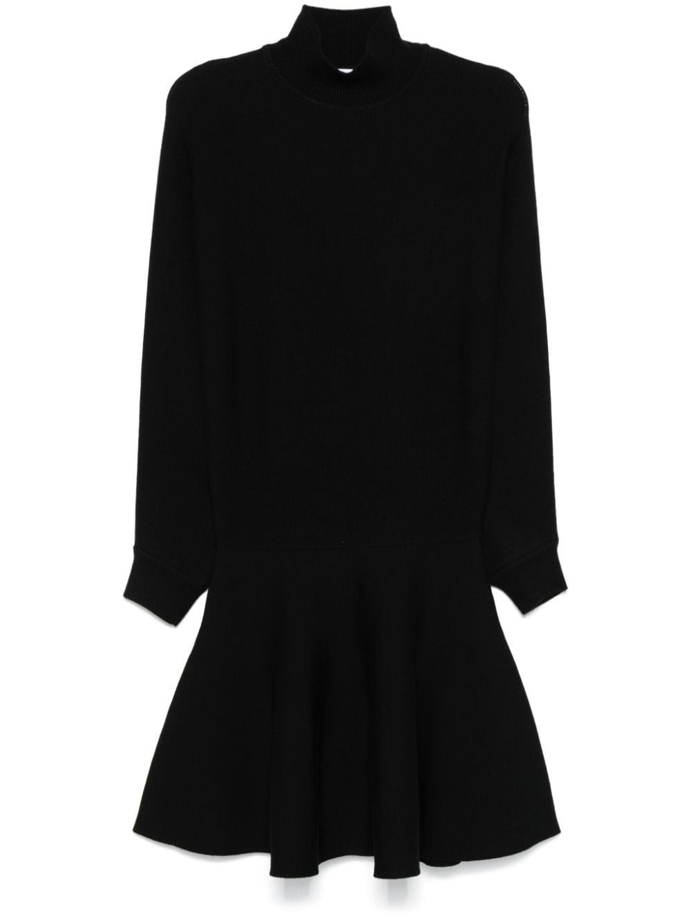 batwing-sleeve dress - 1