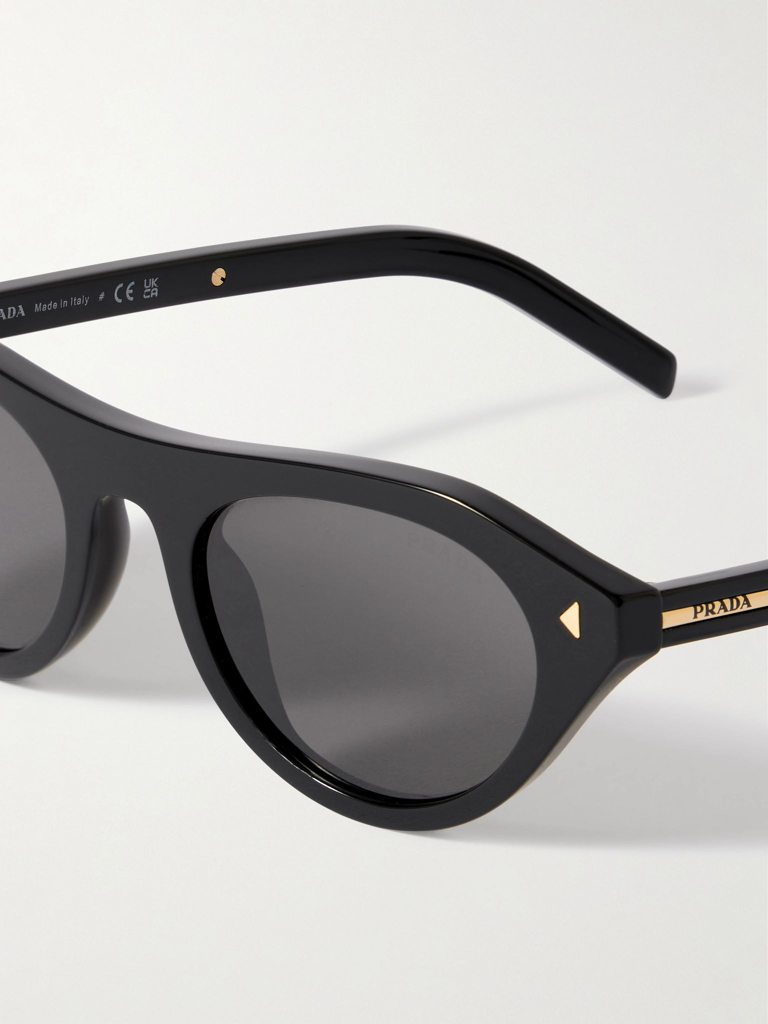 D-frame acetate sunglasses Black - 4