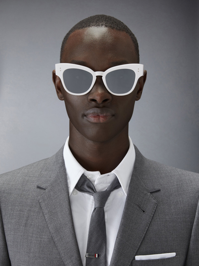 Thom Browne Acetate Cateye Sunglasses outlook