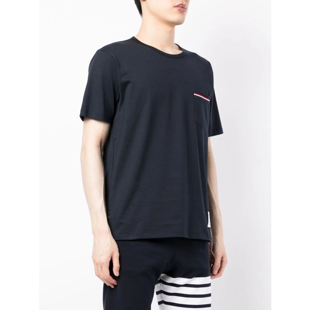 Thom Browne Blue T-Shirts & Vests - T-Shirts Men - 4