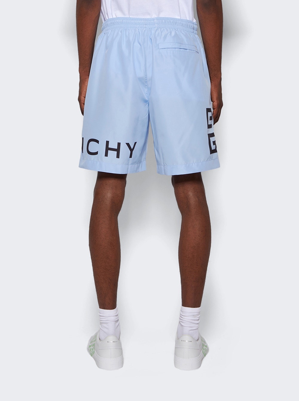 Long Swim Shorts Baby Blue - 5