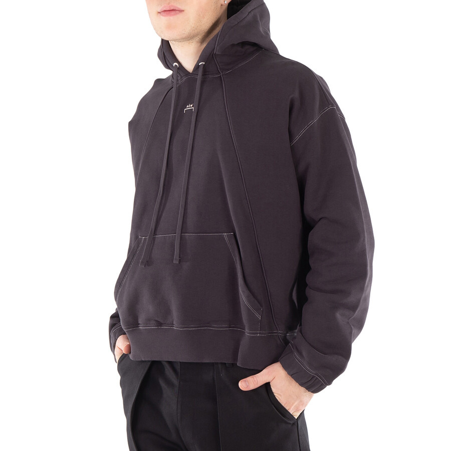 A Cold Wall Men's Black Millbank Cotton Hoodie - 2