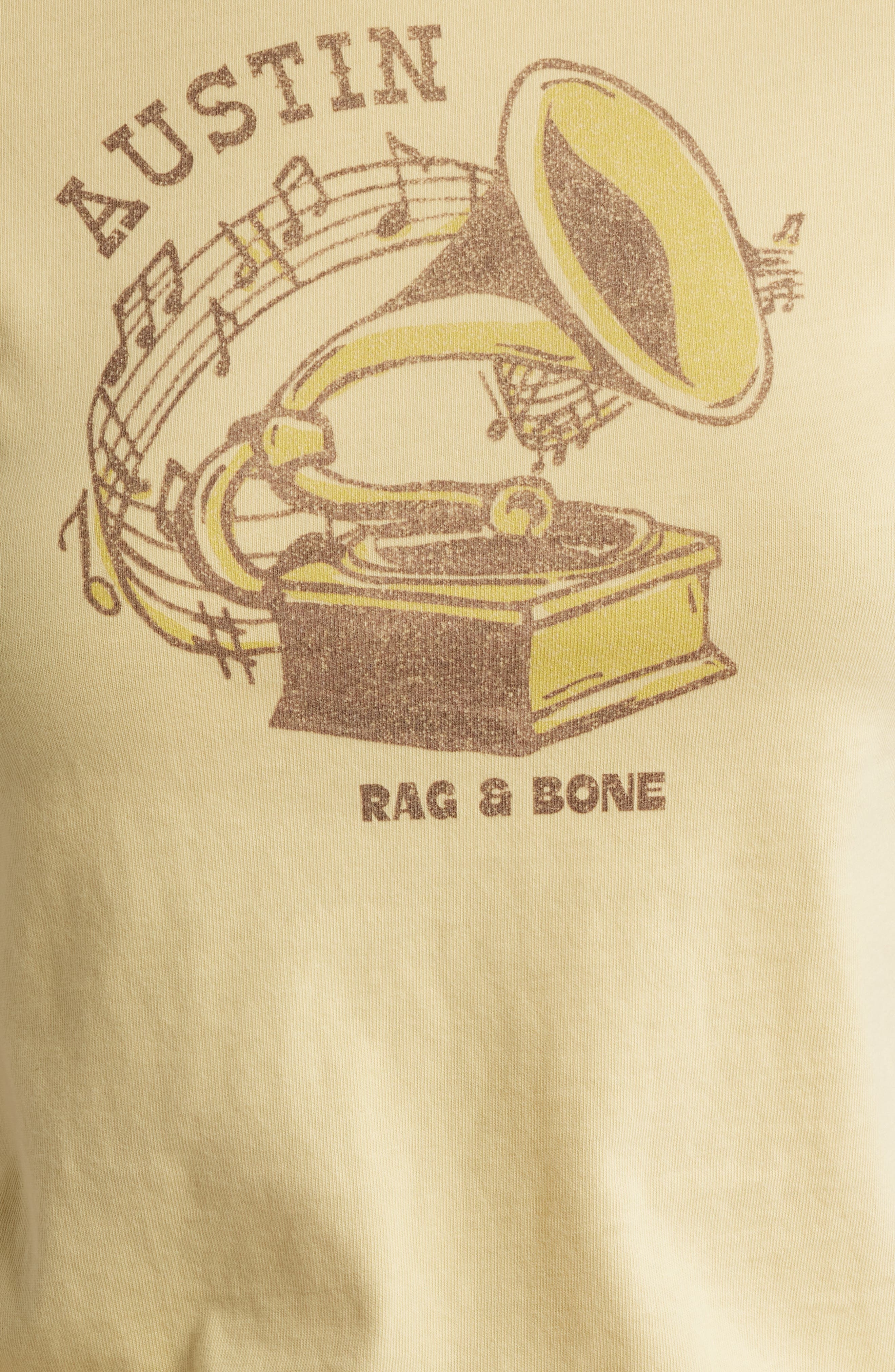 rag & bone Austin Ringer Graphic T-Shirt in Sunlight at Nordstrom - 6