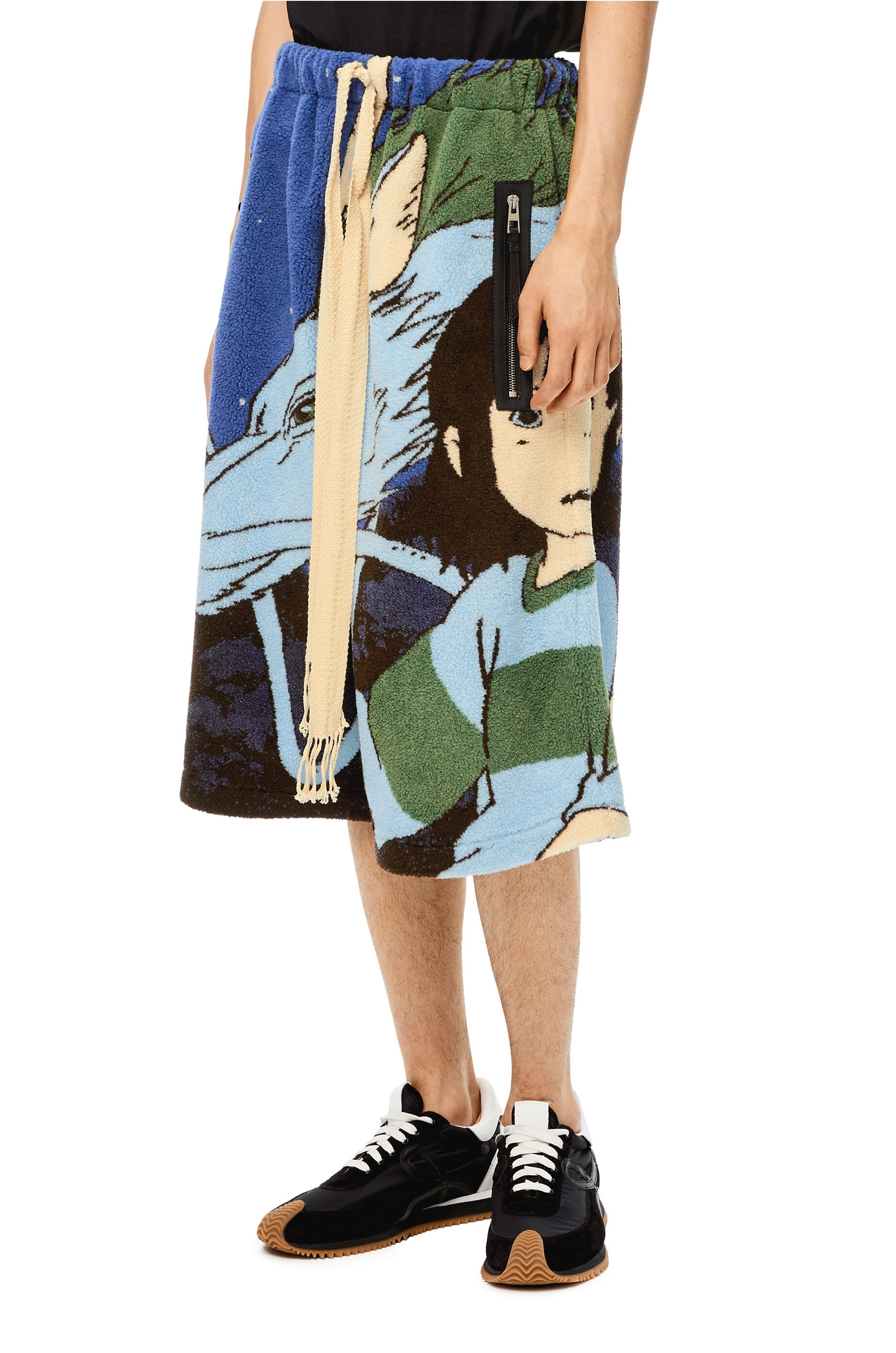 Haku Bermuda shorts in jacquard fleece - 3