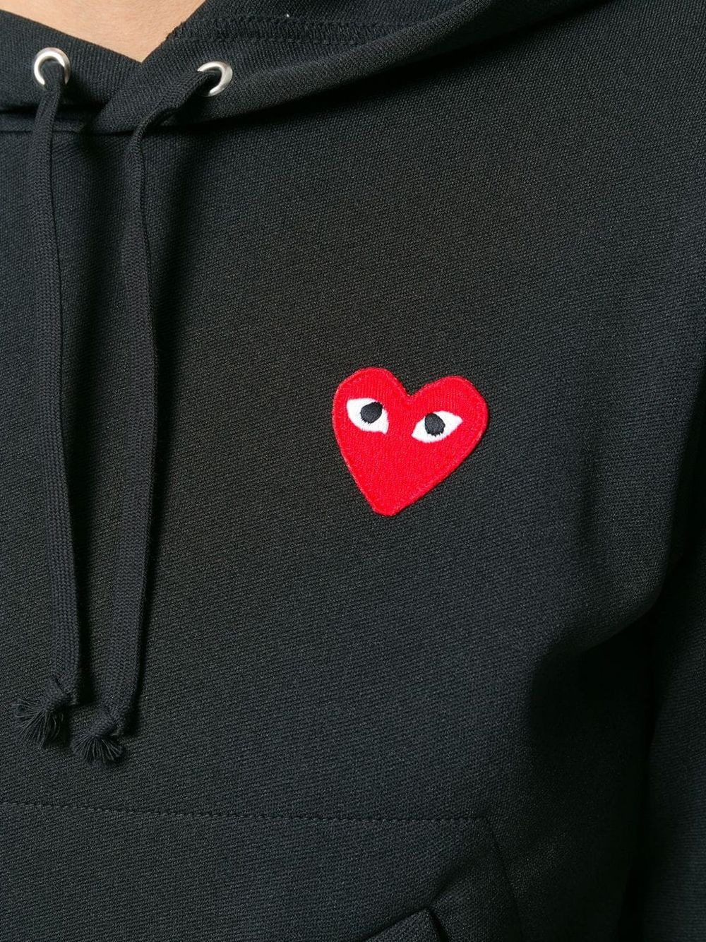 heart-patch hoodie - 4
