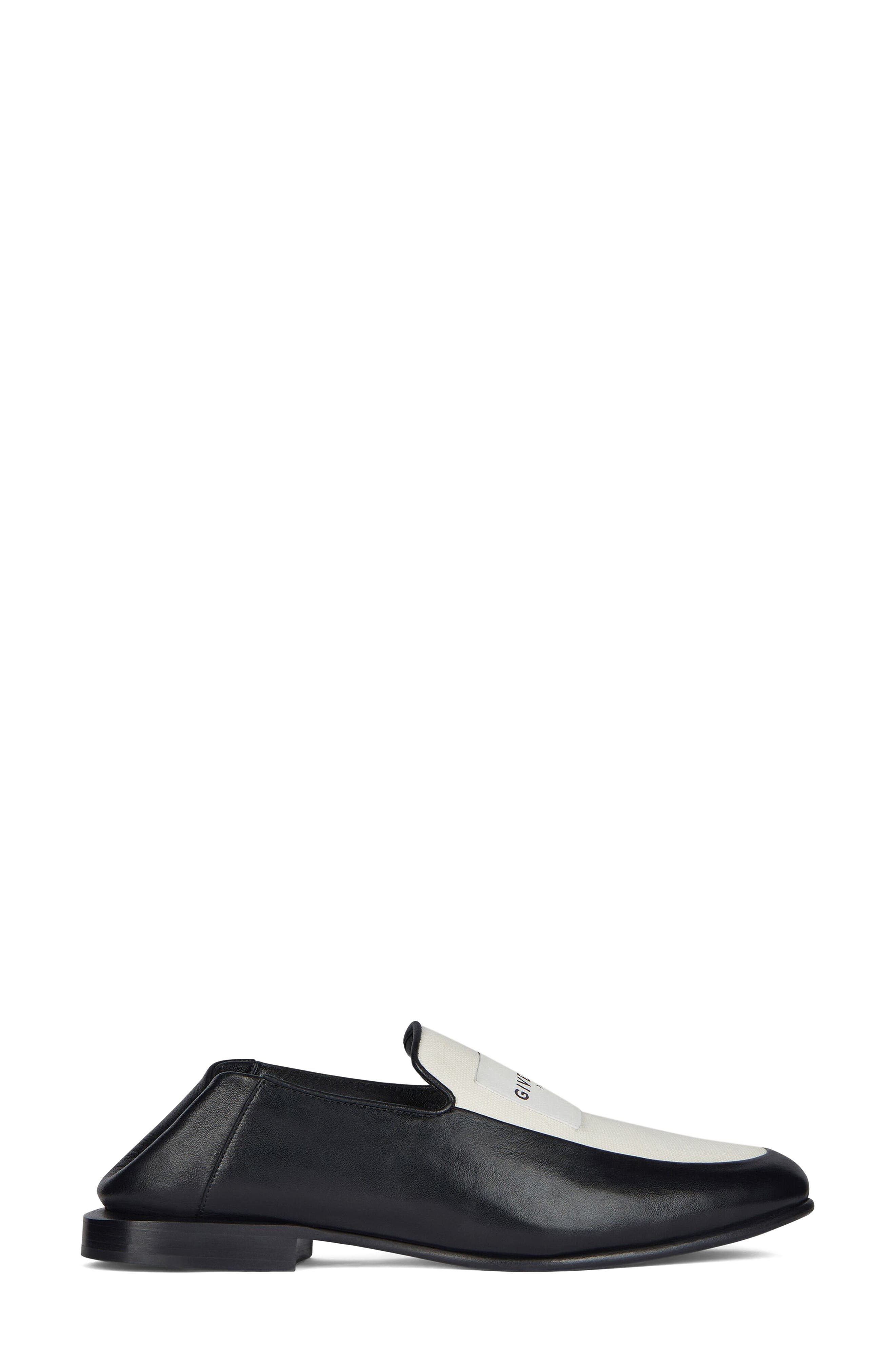 Givenchy Label Colorblock Convertible Loafer in Black/Natural at Nordstrom - 2