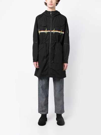 UNDERCOVER graphic-print hooded parka outlook