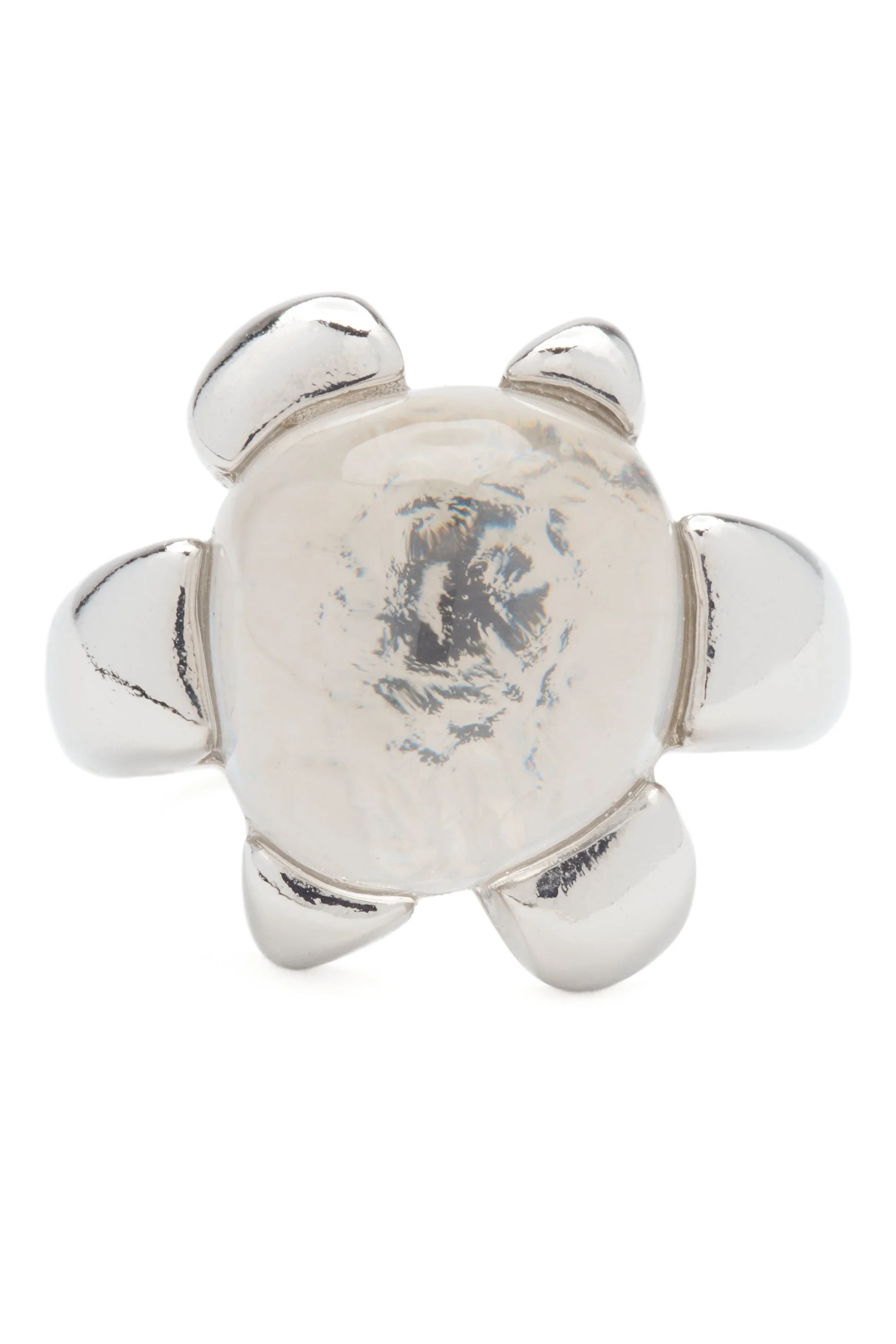 SILVER CLEAR DAIZE RING - 1