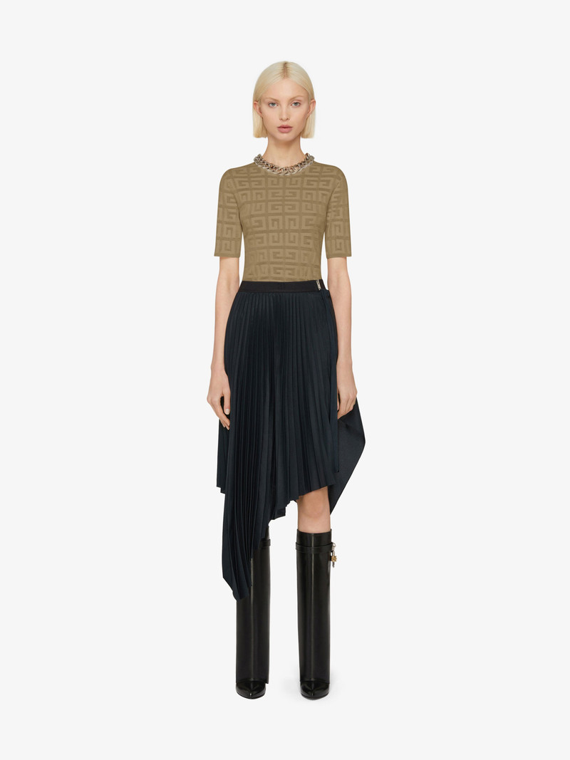Givenchy SWEATER IN 4G JACQUARD WITH SHORT SLEEVES outlook