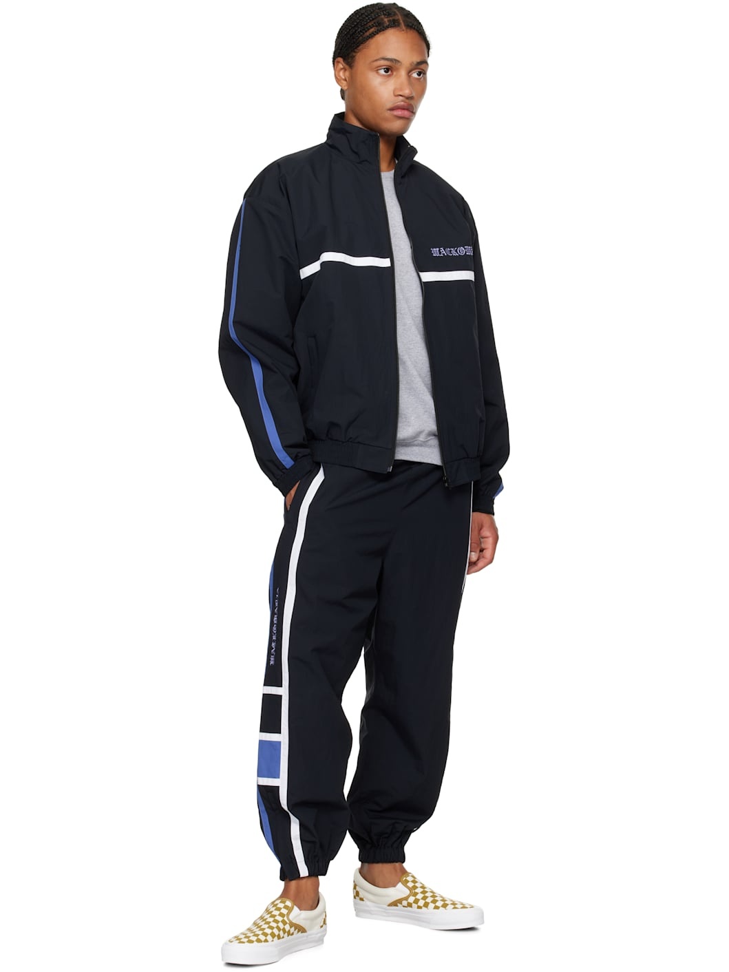【H】WACKO MARIA TWILL SKATE PANTS 紺 L 13070670-b.jpg