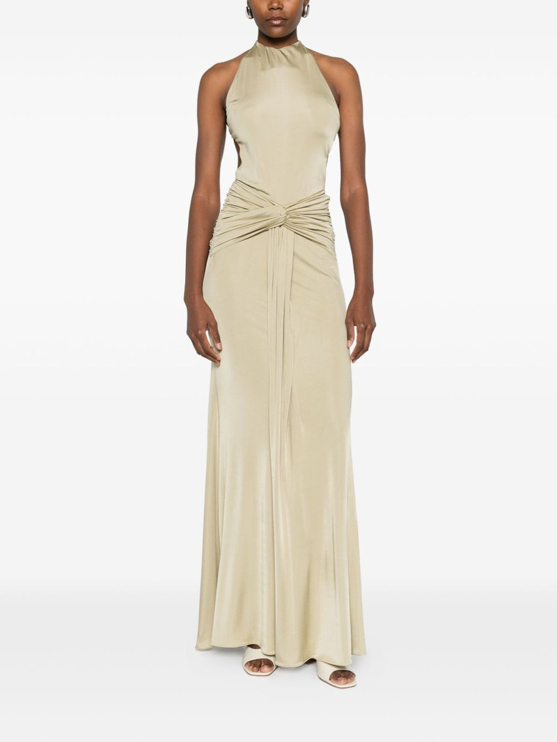 THE NEW ARRIVALS ILKYAZ OZEL Euphorie gathered-detail gown outlook