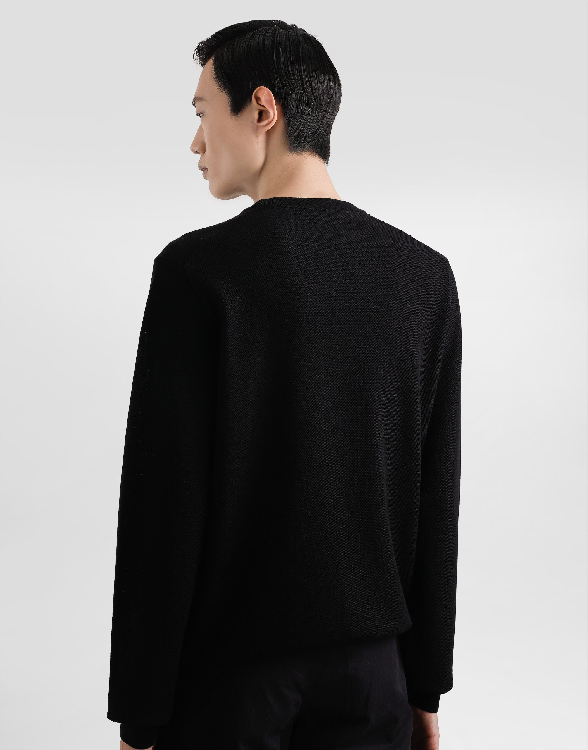 Crew neck wool pullover - 3