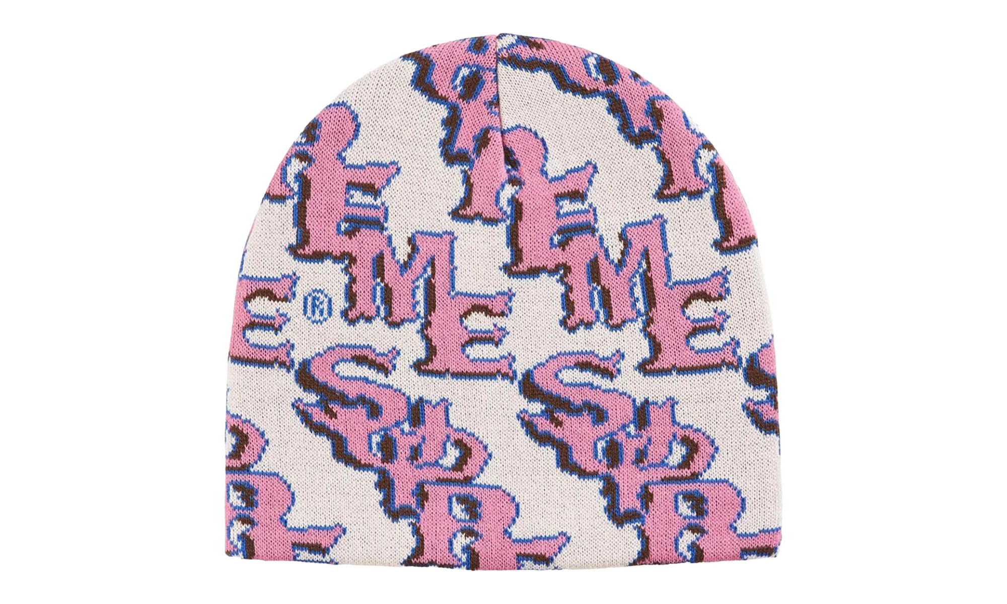 Slanted Tothic Outline Beanie "SS26 - Tan" SU27871 - 1