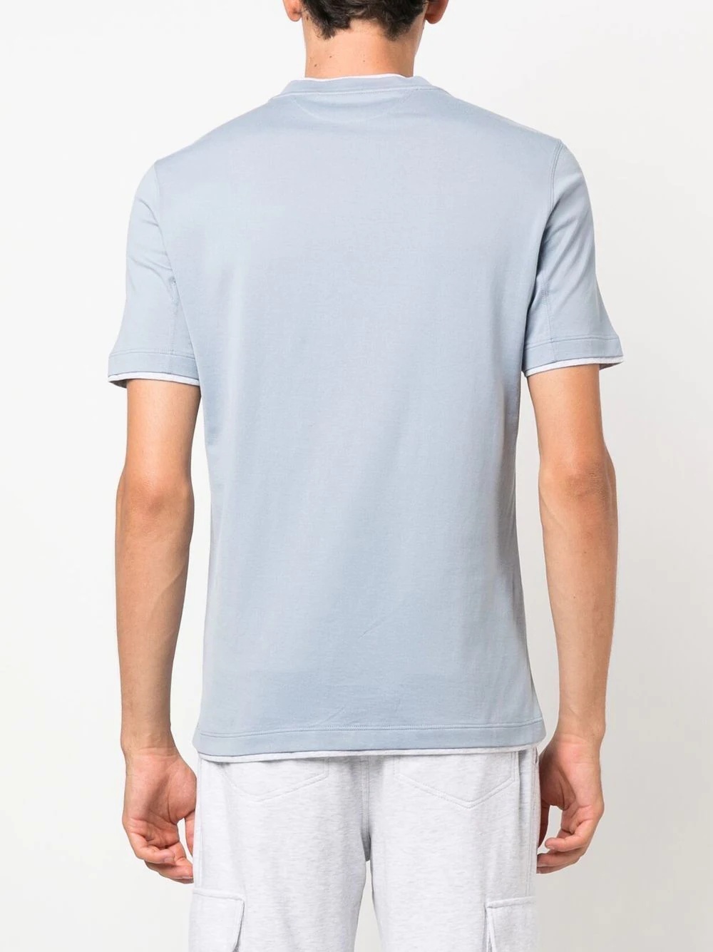 crew neck short-sleeved T-shirt - 4