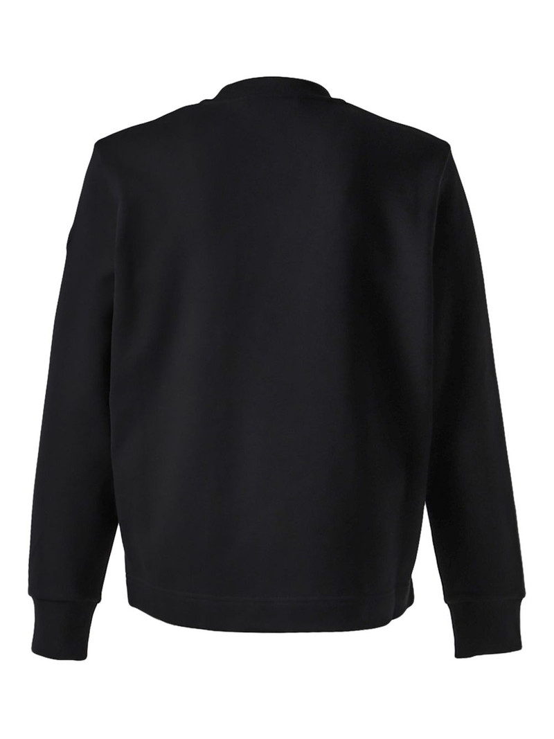 Moncler logo-appliqué sweatshirt outlook