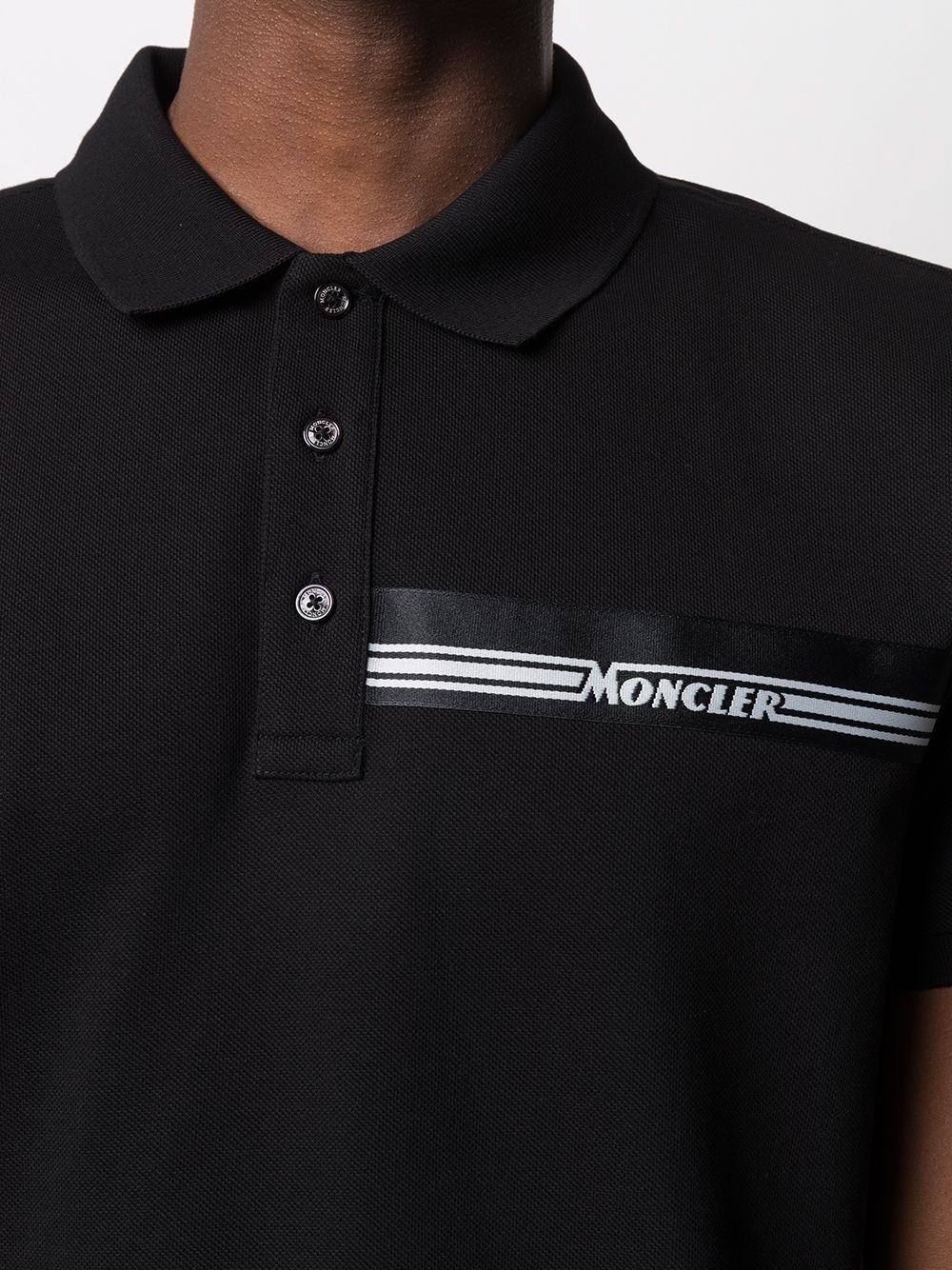 logo-print cotton polo shirt - 5