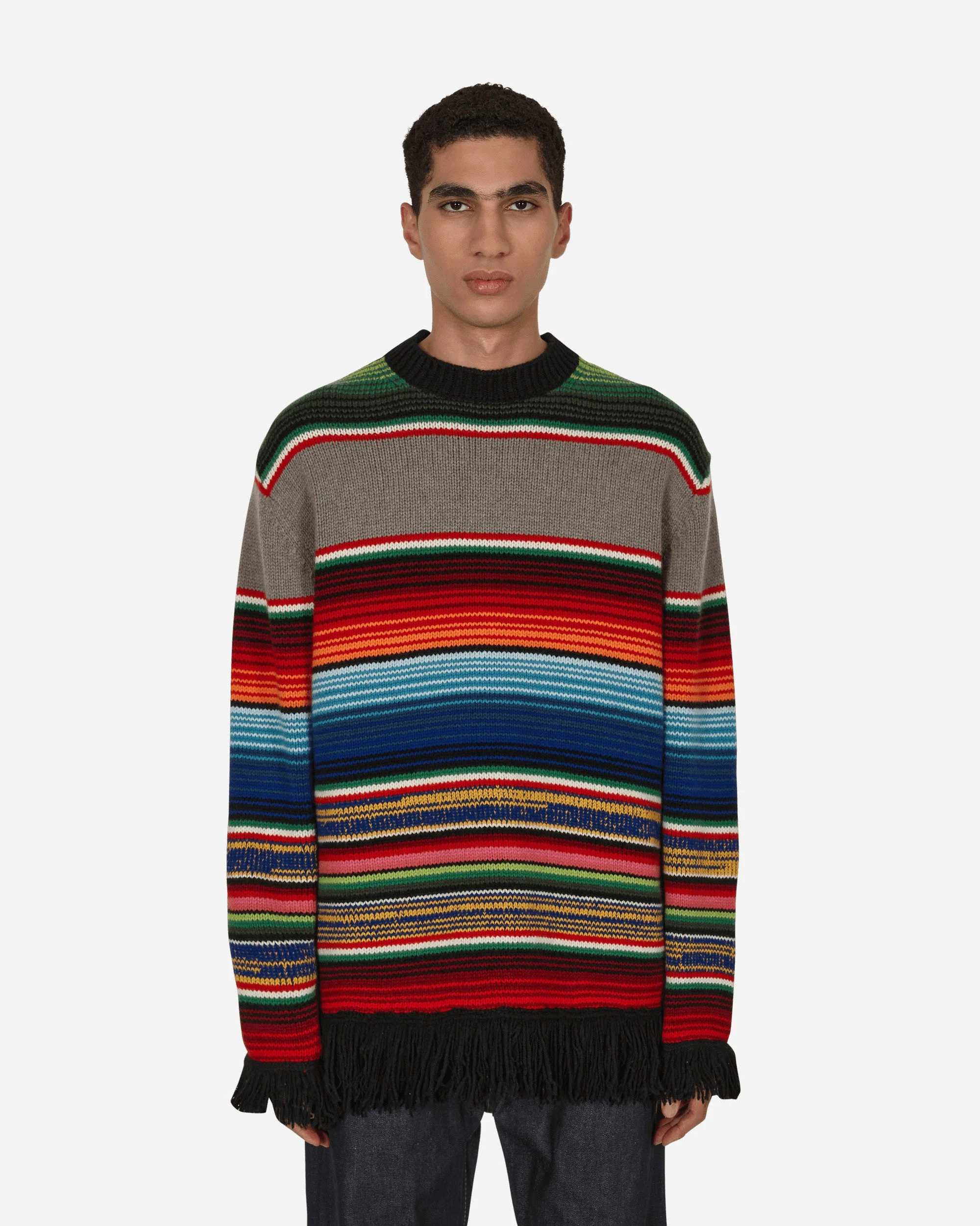 Stripe Crewneck Sweater Multicolor - 1