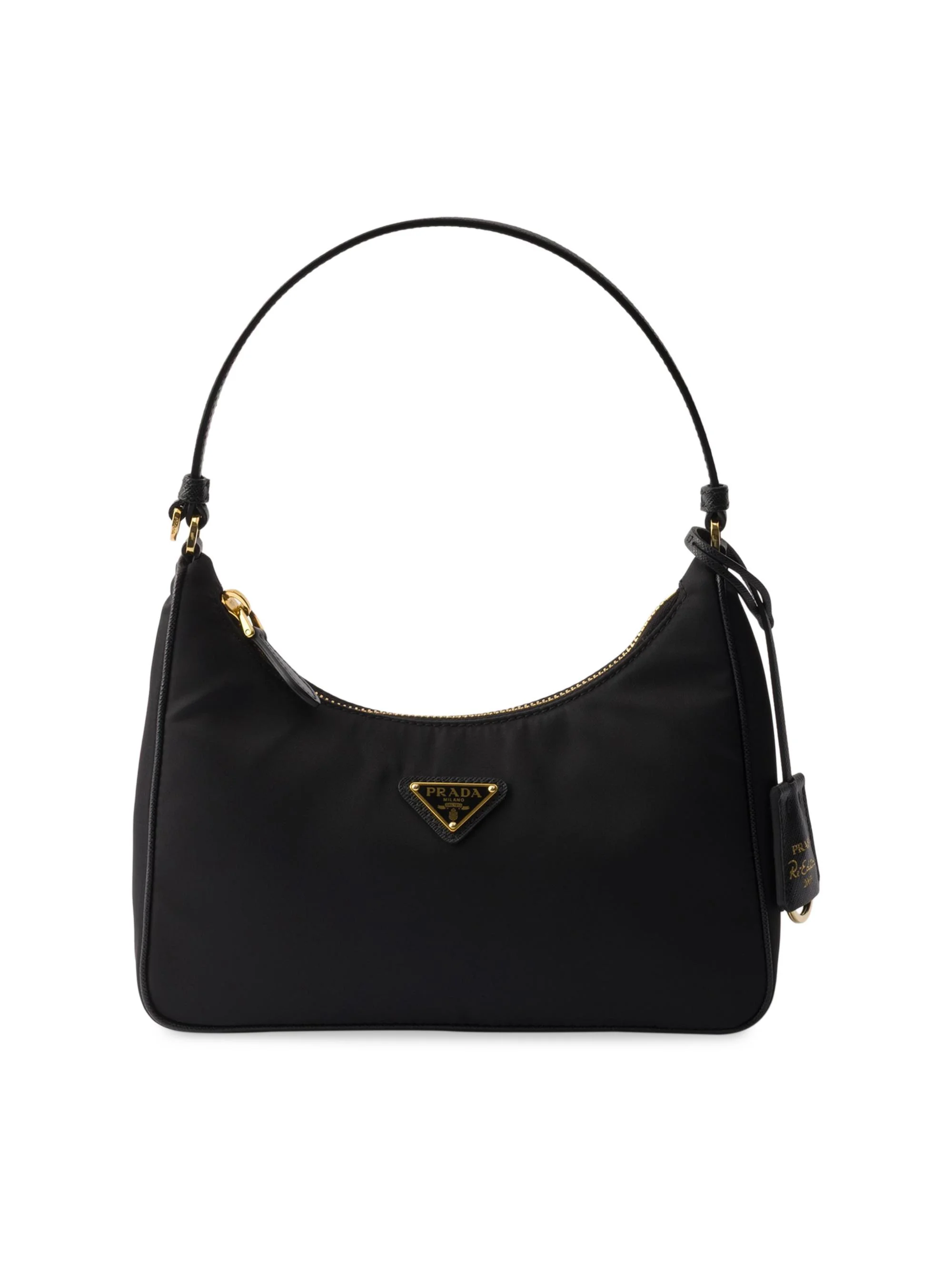 Women's Re-Edition 2005 Re-Nylon and Saffiano Mini Shoulder Bag - Black - 1
