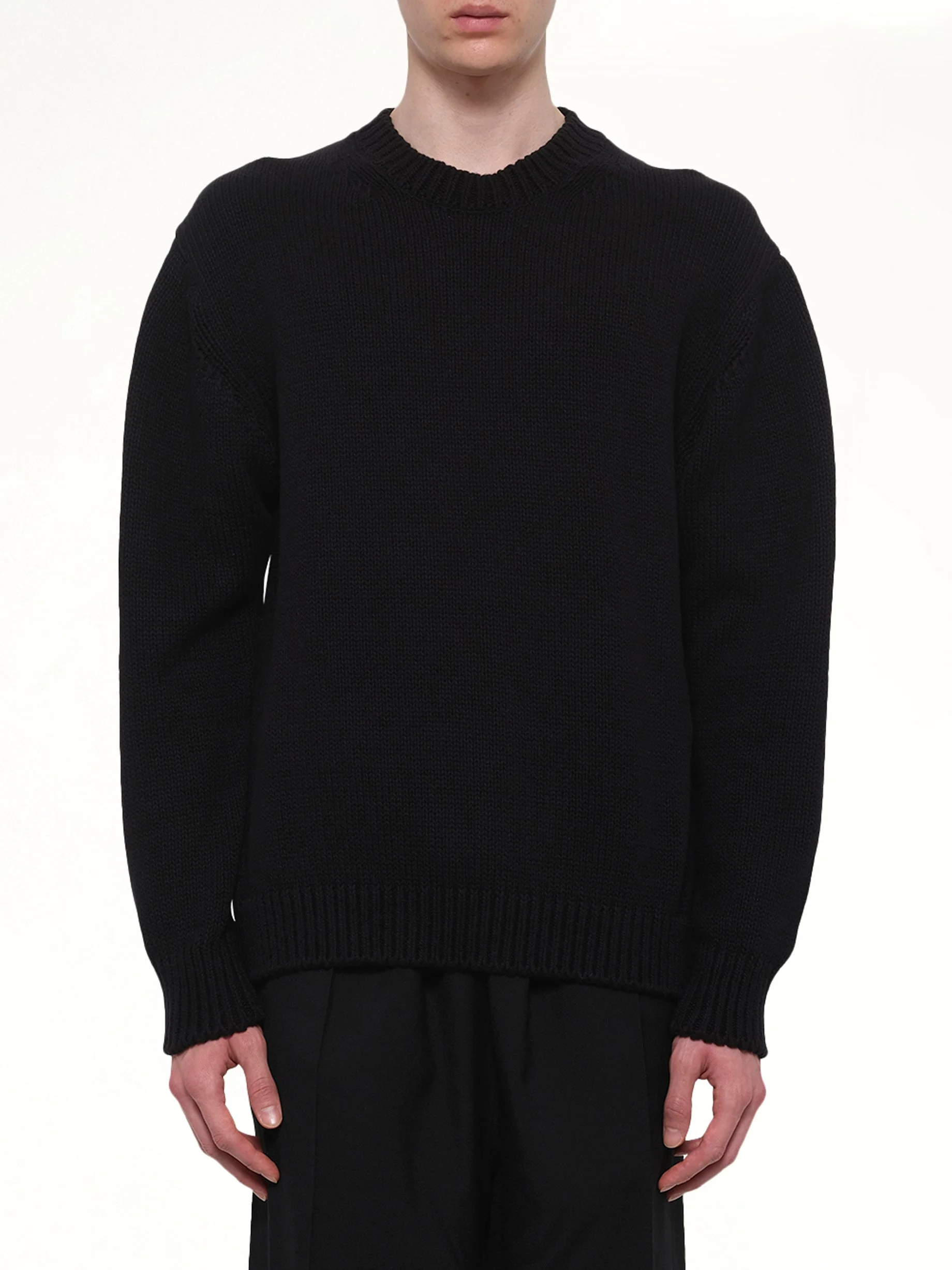 Crewneck in Black - 1