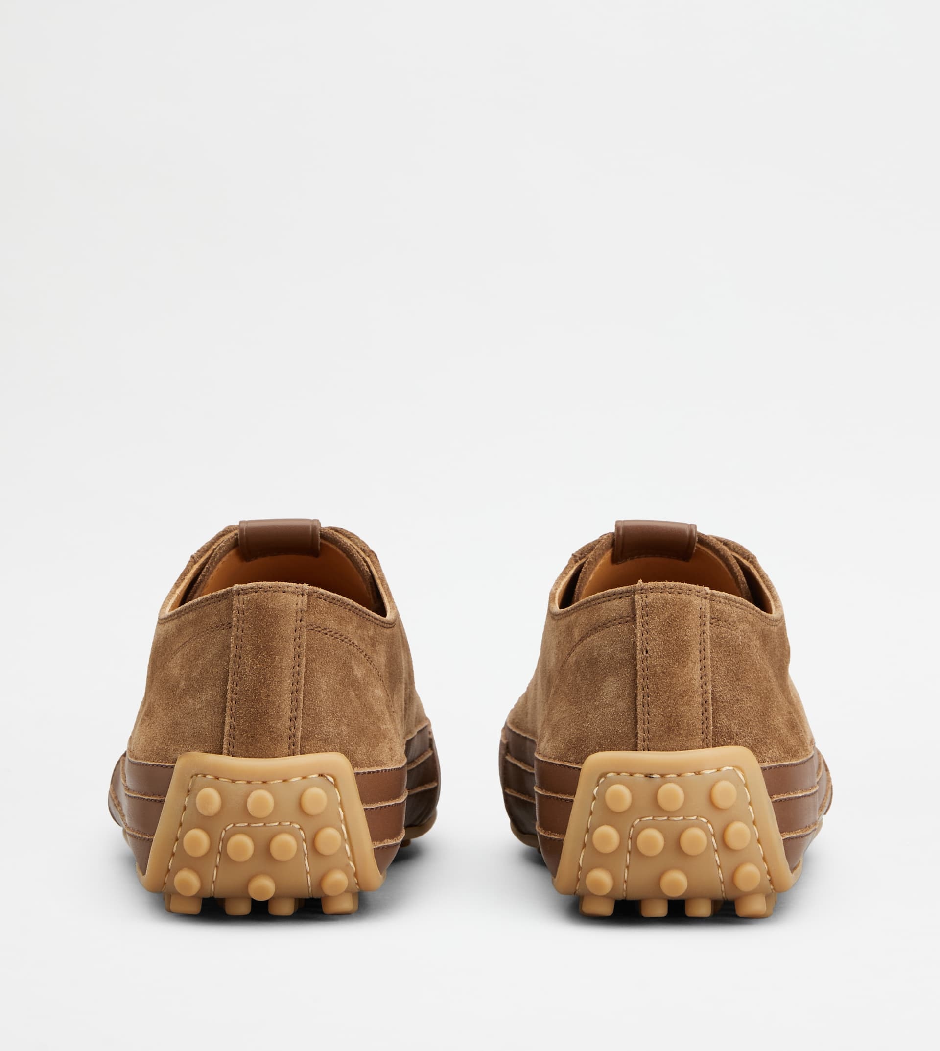 SNEAKERS IN SUEDE - BROWN - 3