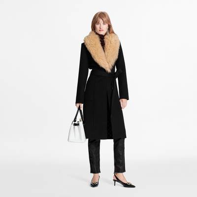 Louis Vuitton Shearling Collar Belted Coat outlook