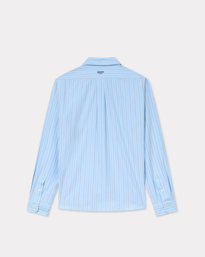 KENZO 'Boke Flower' embroidered casual shirt in cotton oxford outlook
