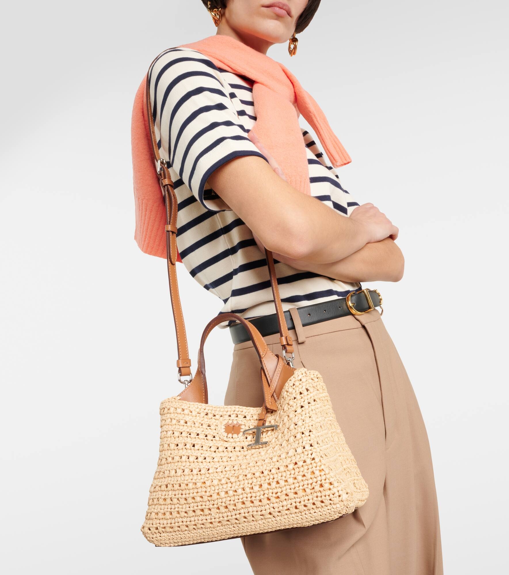 Apa Micro raffia tote bag - 6