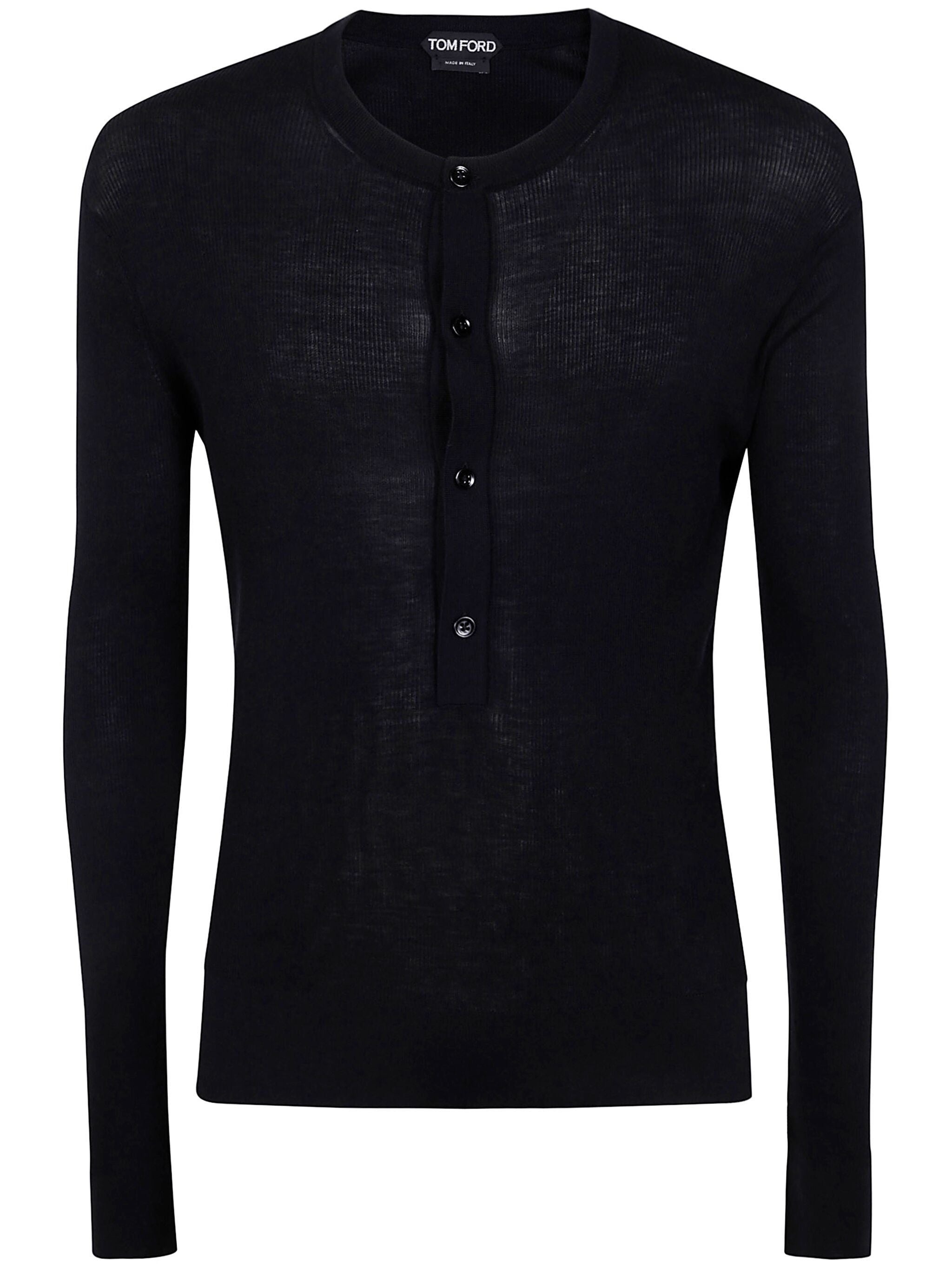 Tom Ford Men Knitwear Henley Knitted - 4