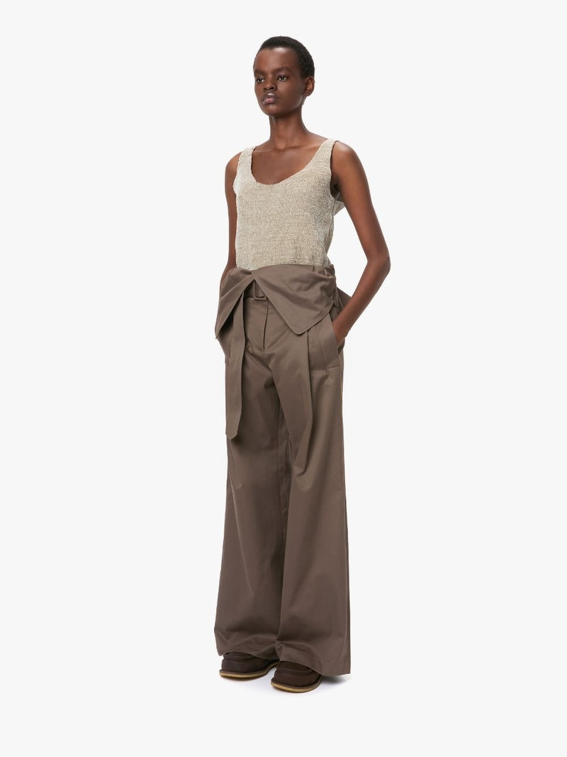 FOLD OVER TRENCH TROUSERS 4