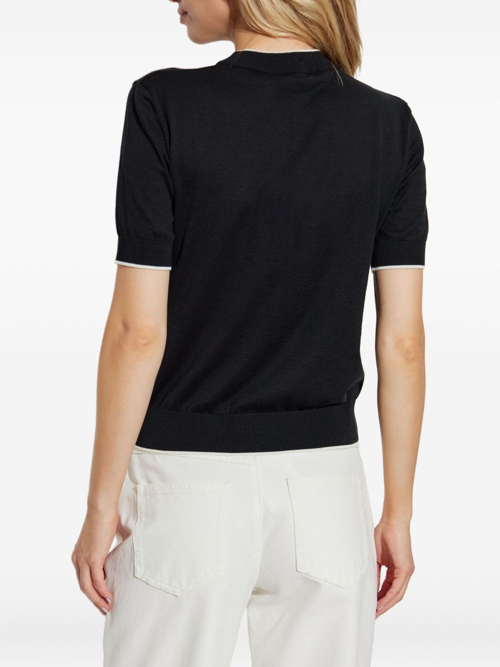 ribbed T-shirt - 4