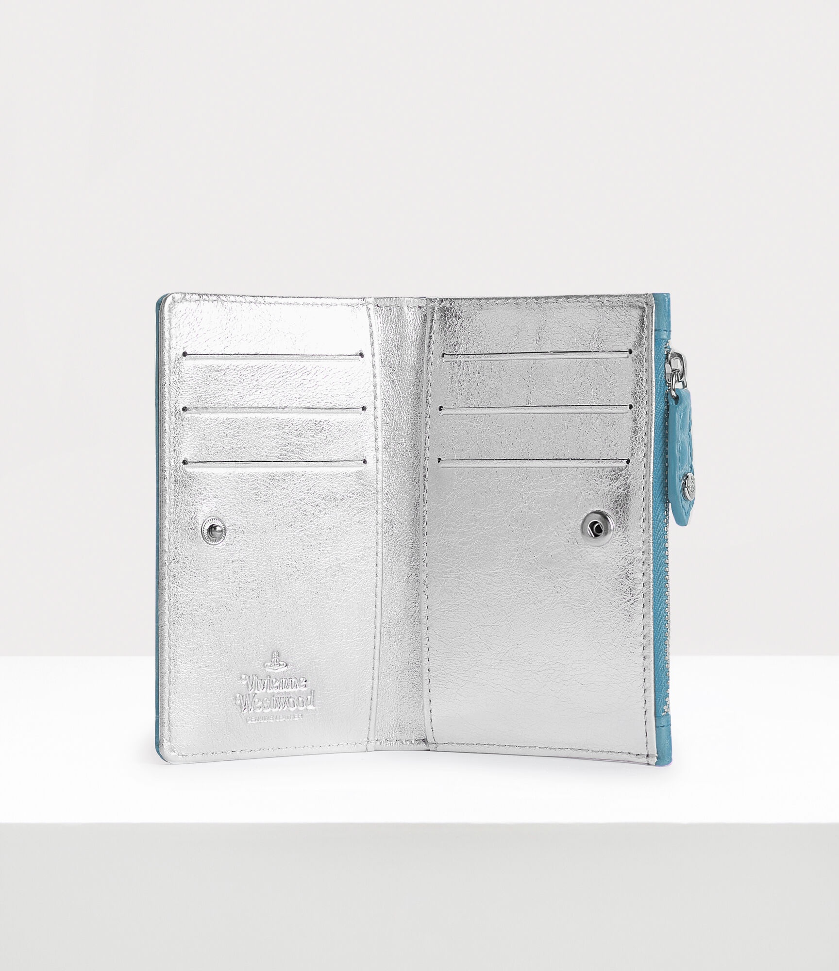 CROCODILE SLIM FLAP CARD HOLDER - 3