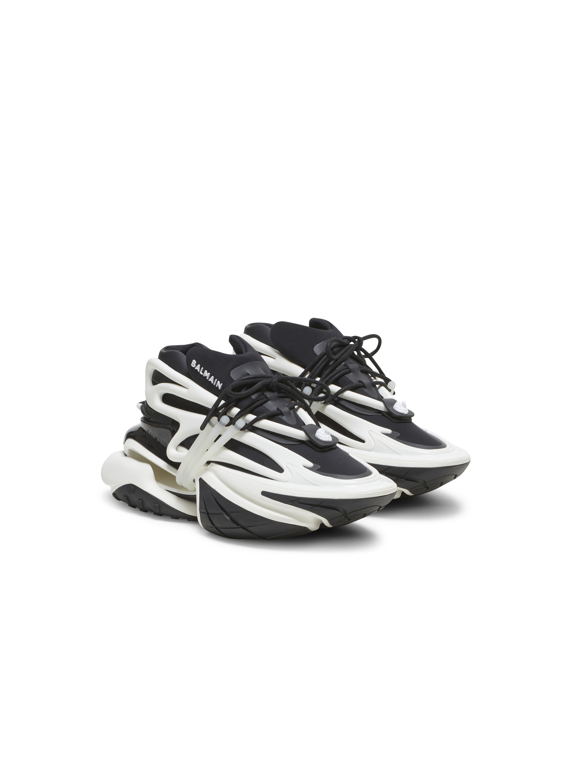 Unicorn trainers in two-tone neoprene and leather - 2